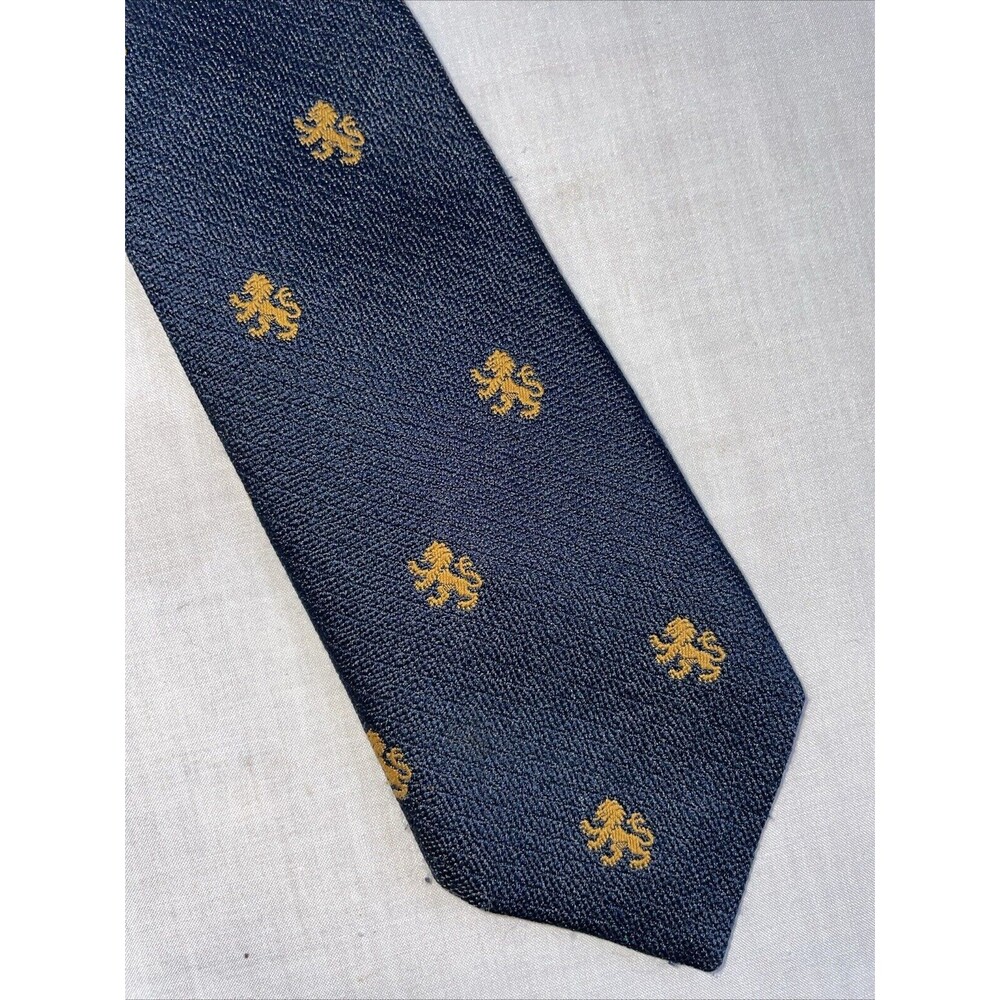 Lochcarron Men’s Dress Tie Size 52” Blue Polyester Business Formal